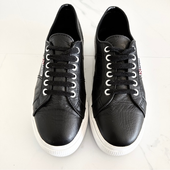 Superga Nappa Leather Platform Sneaker 7.5 / EU 40 Style S00C790 minimalist - Picture 2 of 10